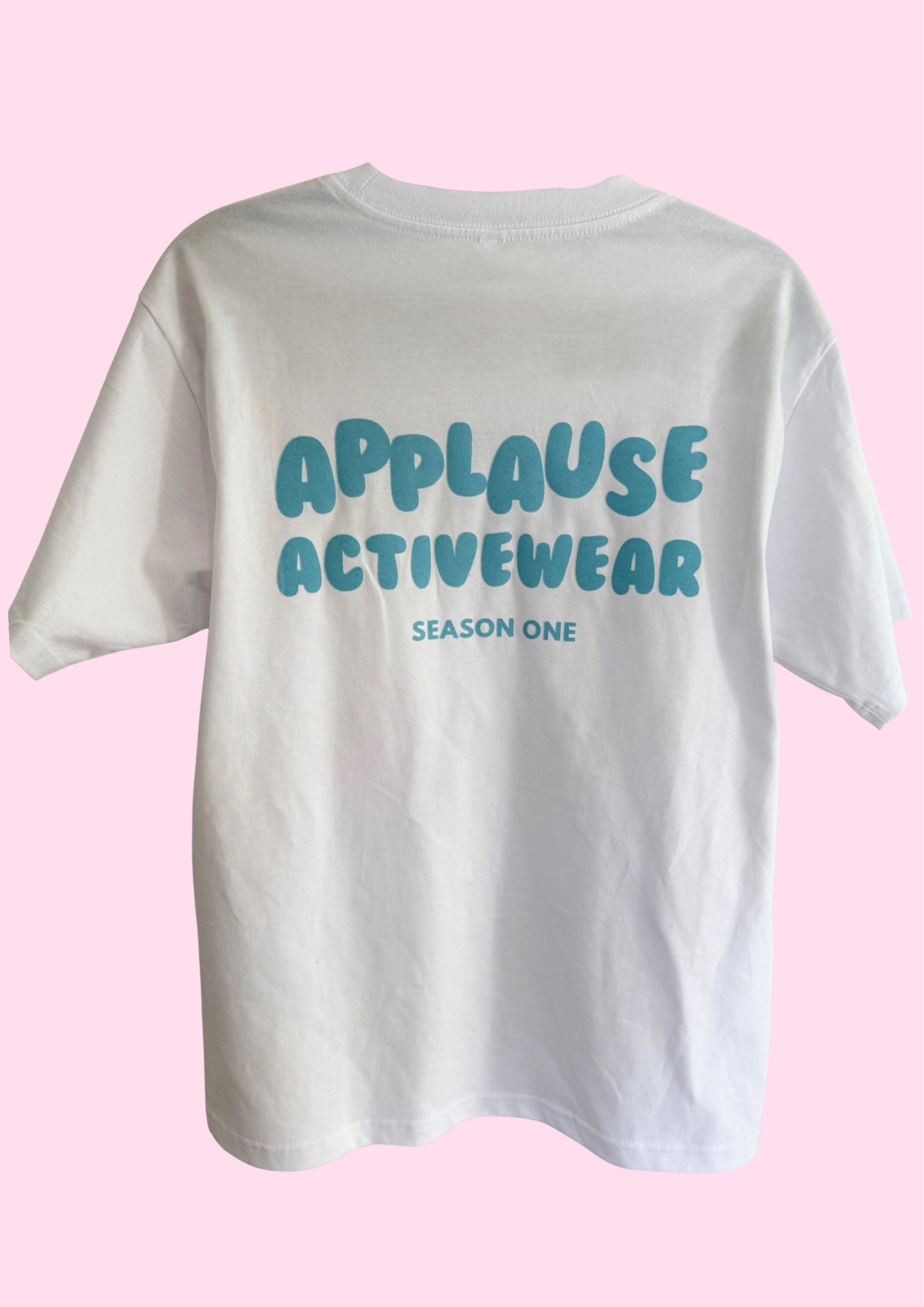 Essential White/Pastel Blue Tee (Adults)