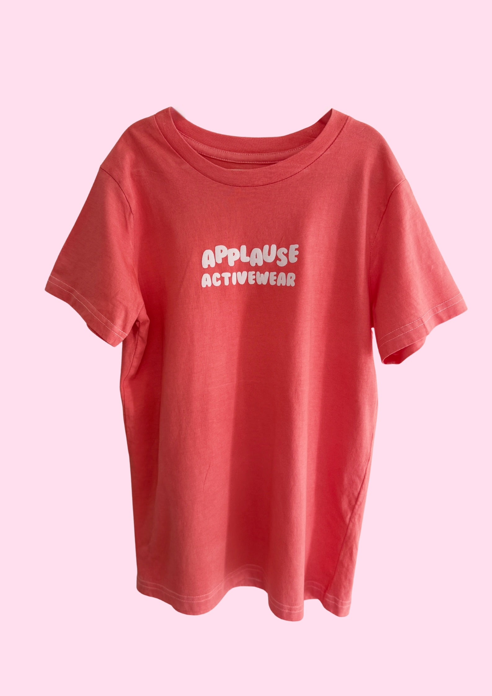 Essential Coral/White Tee (Adults)