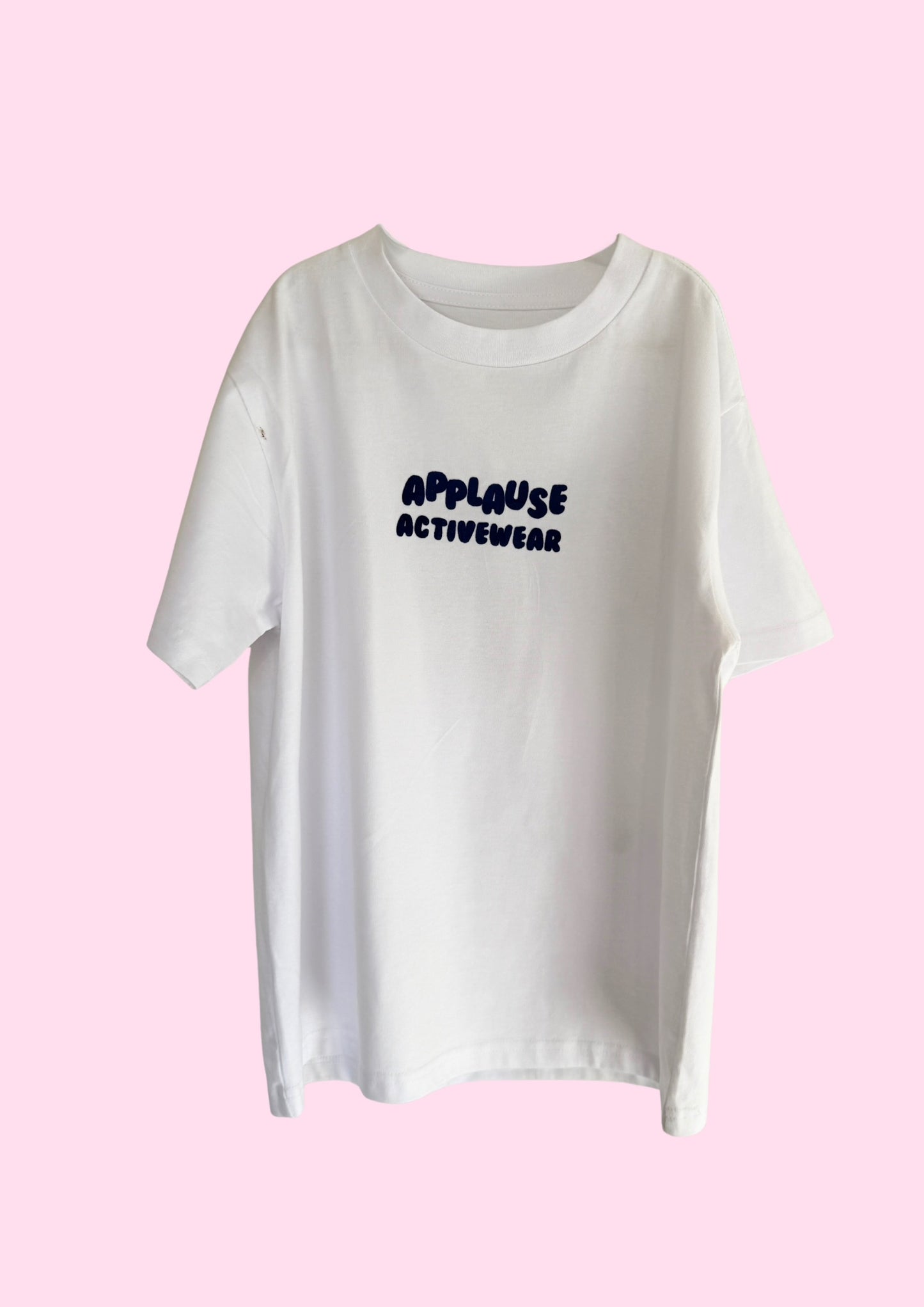 Essential White/Navy Tee (Kids)