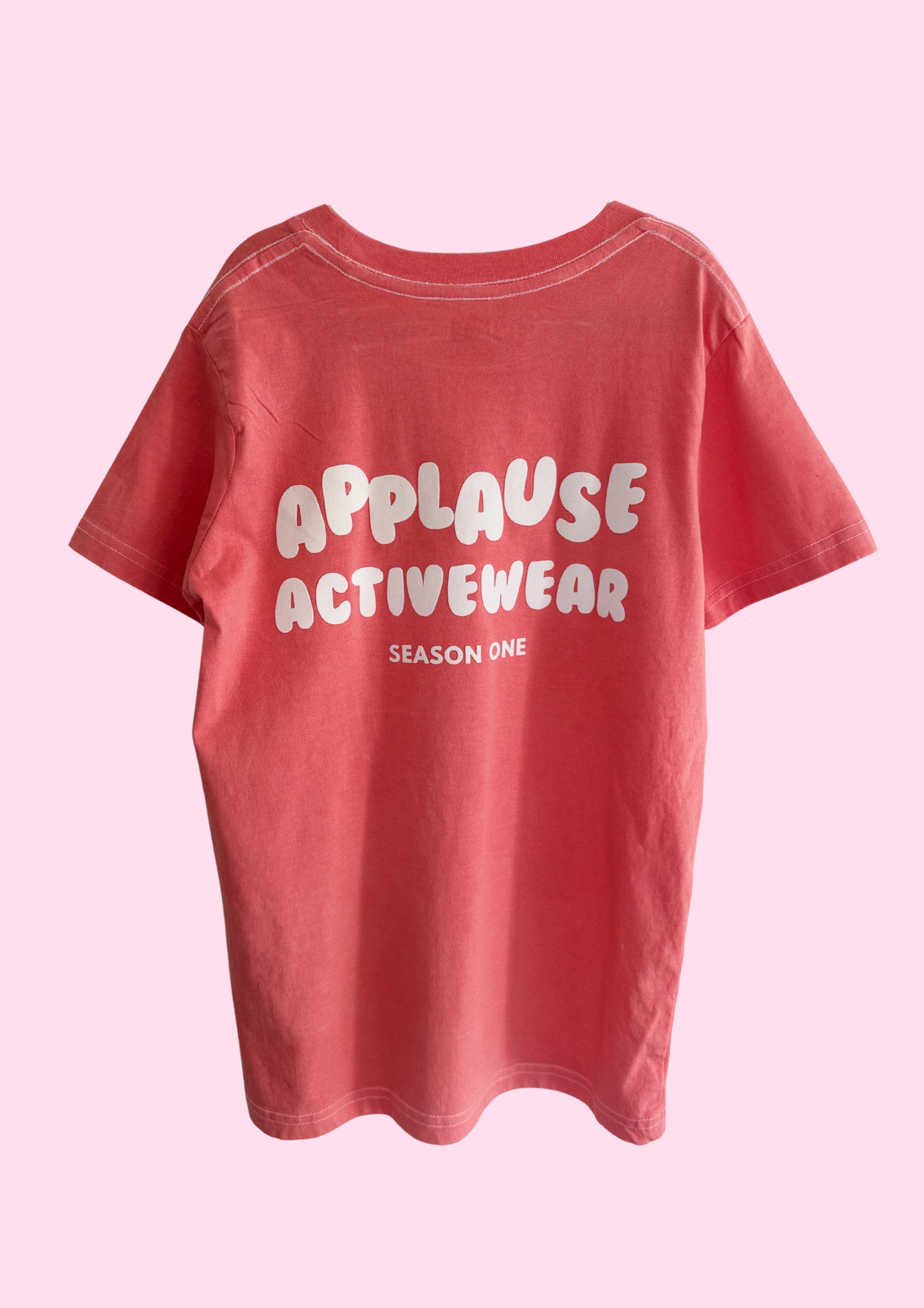 Essential Coral/White Tee (Adults)