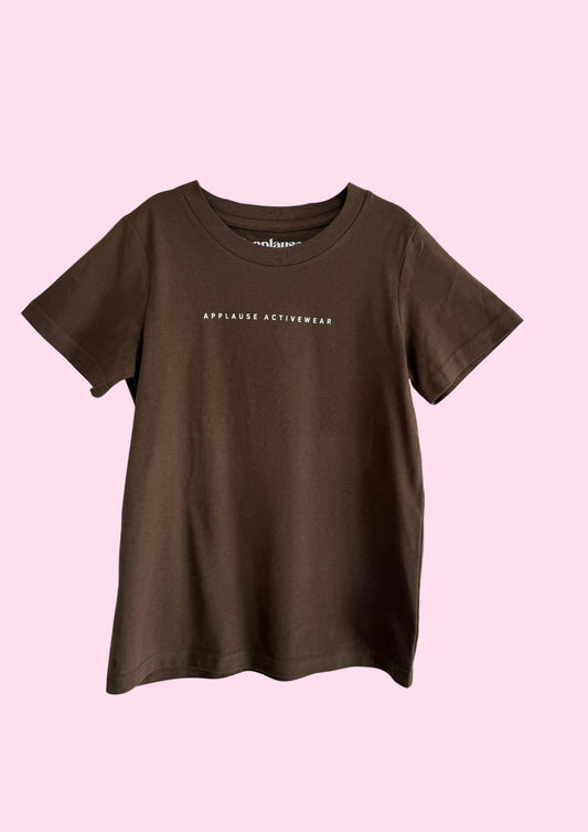 Essential Brown/White Tee (Kids)