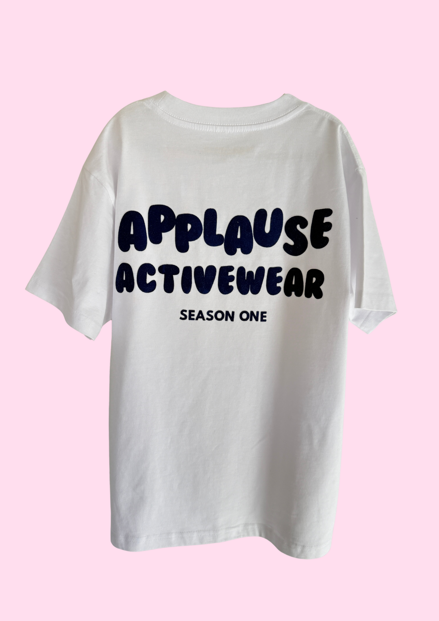 Essential White/Navy Tee (Kids)