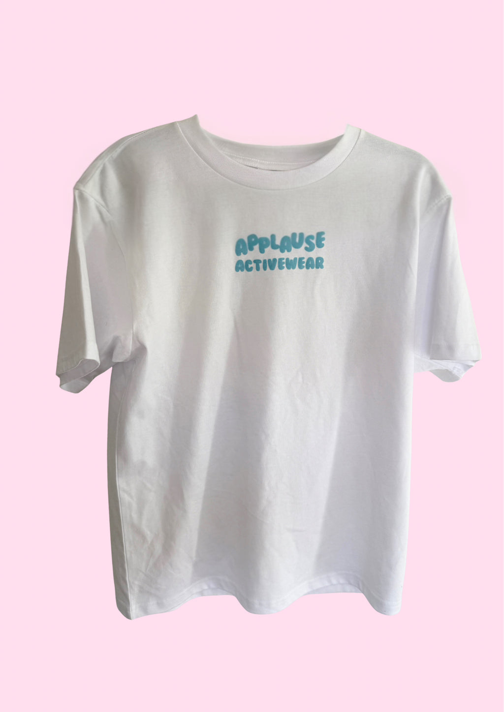 Essential White/Pastel Blue Tee (Adults)
